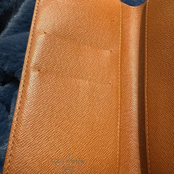 Louis Vuitton Vintage Tan Leather Wallet/ Cardholder - Picture 8 of 14